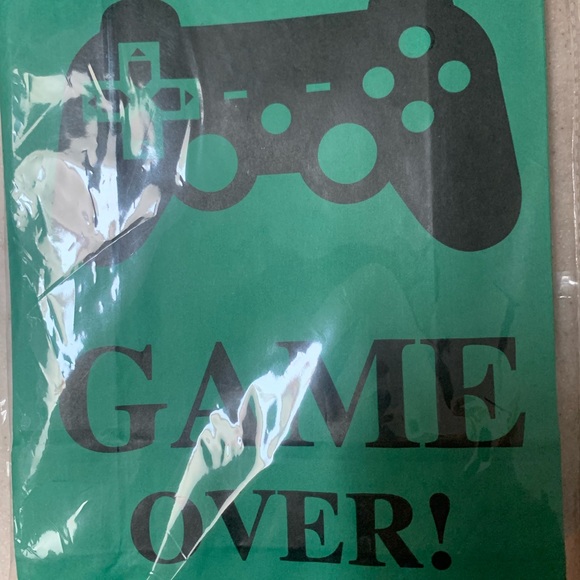 GAME ON Gamer Party Favor Bags 20ct multi colors package NEW - Picture 3 of 3